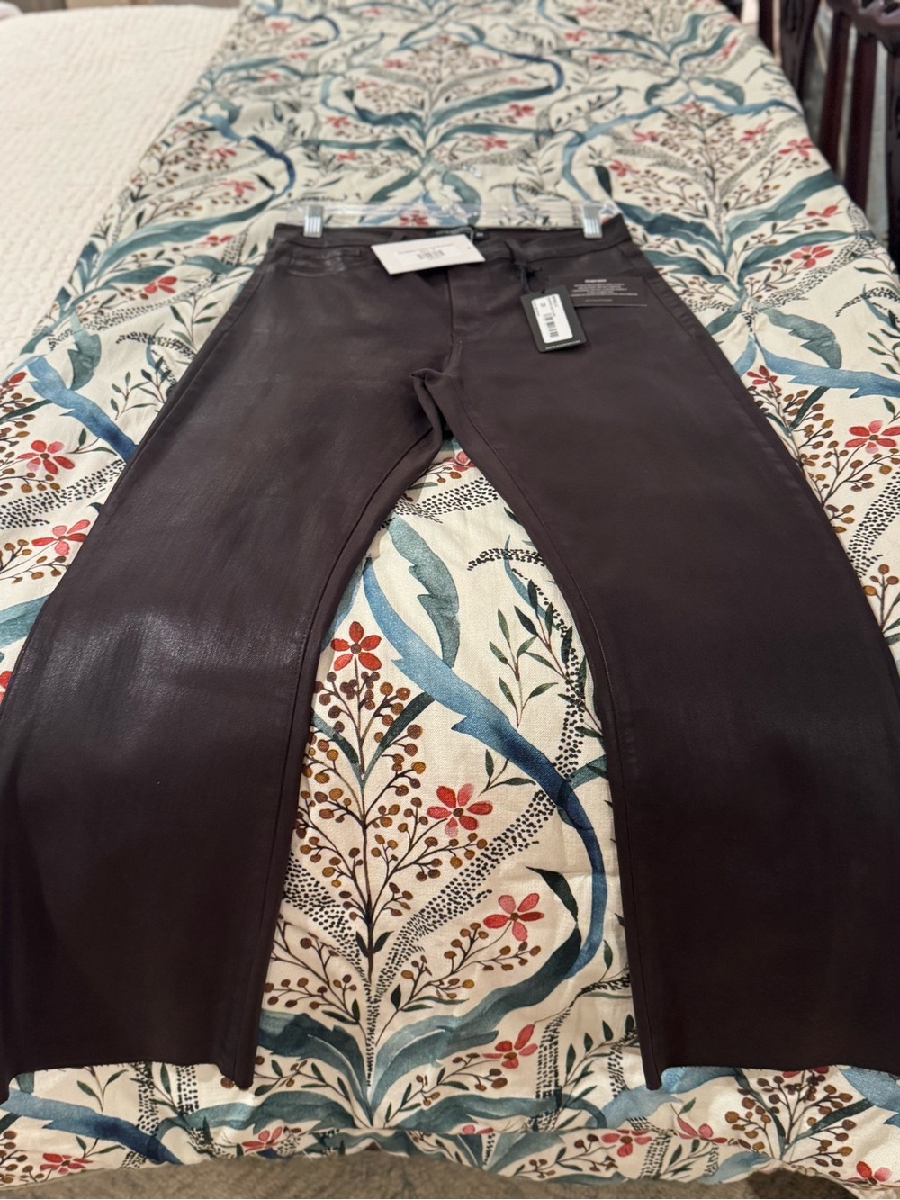 Just Black Denim The Blakely Coated Jean - Espresso